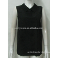 Pretty Steps sexy black chiffon dress pattern new models chiffon blouses 2015